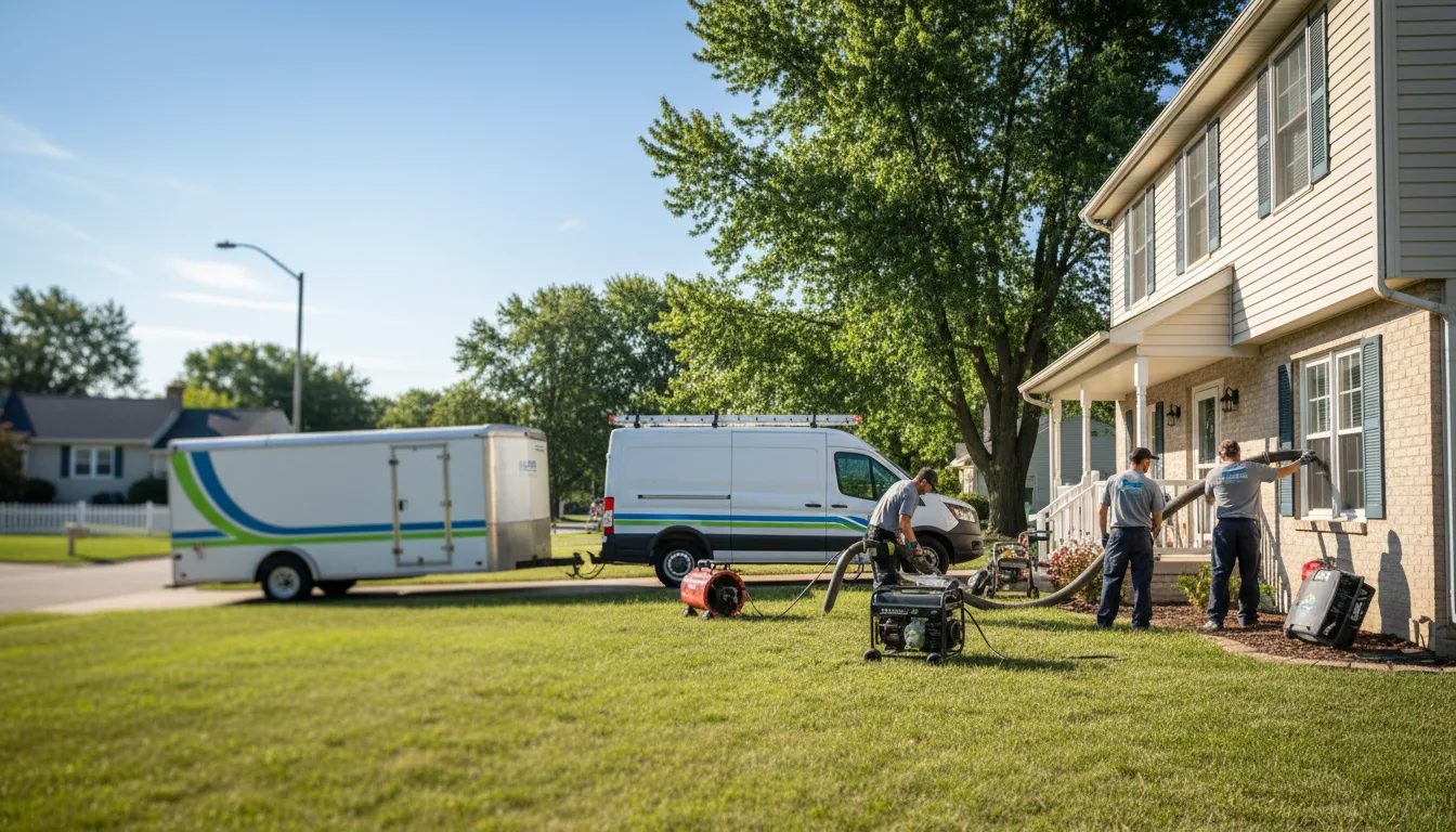 Flooded Basement Restoration And Cleanup With Repair in Gilbertville, IA near me